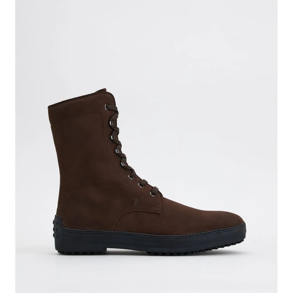 City Utility Winter Gommino Ankle Boots in Suede