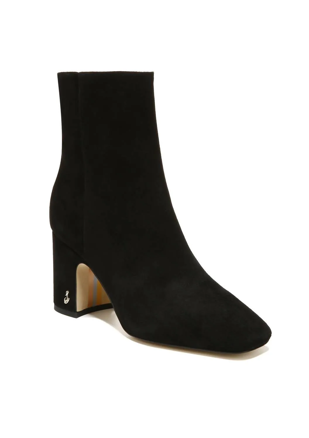 Comfortable Flex Comfortable Design Women's Fawn Ankle Bootie In Black Suede