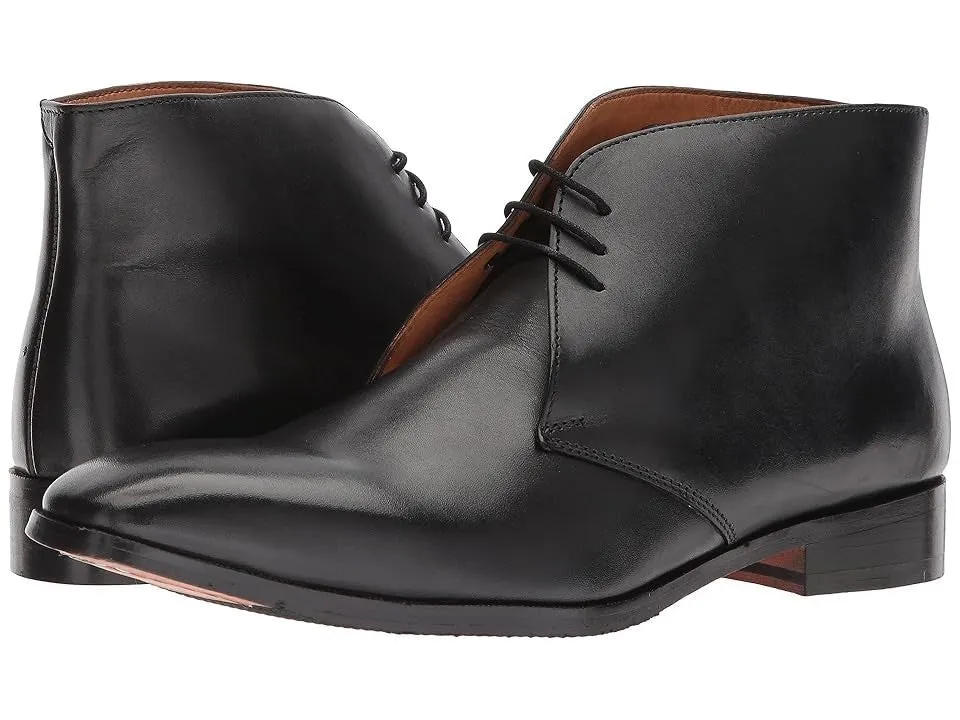 Outdoor Style Carlos By Carlos Santana Corazon Boots Men's  Black Leather Chukka JOBB1097