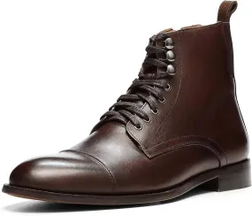 Men's Dawsyn Leather Boot In Cappuccino Seamless Comfort Daily Walks