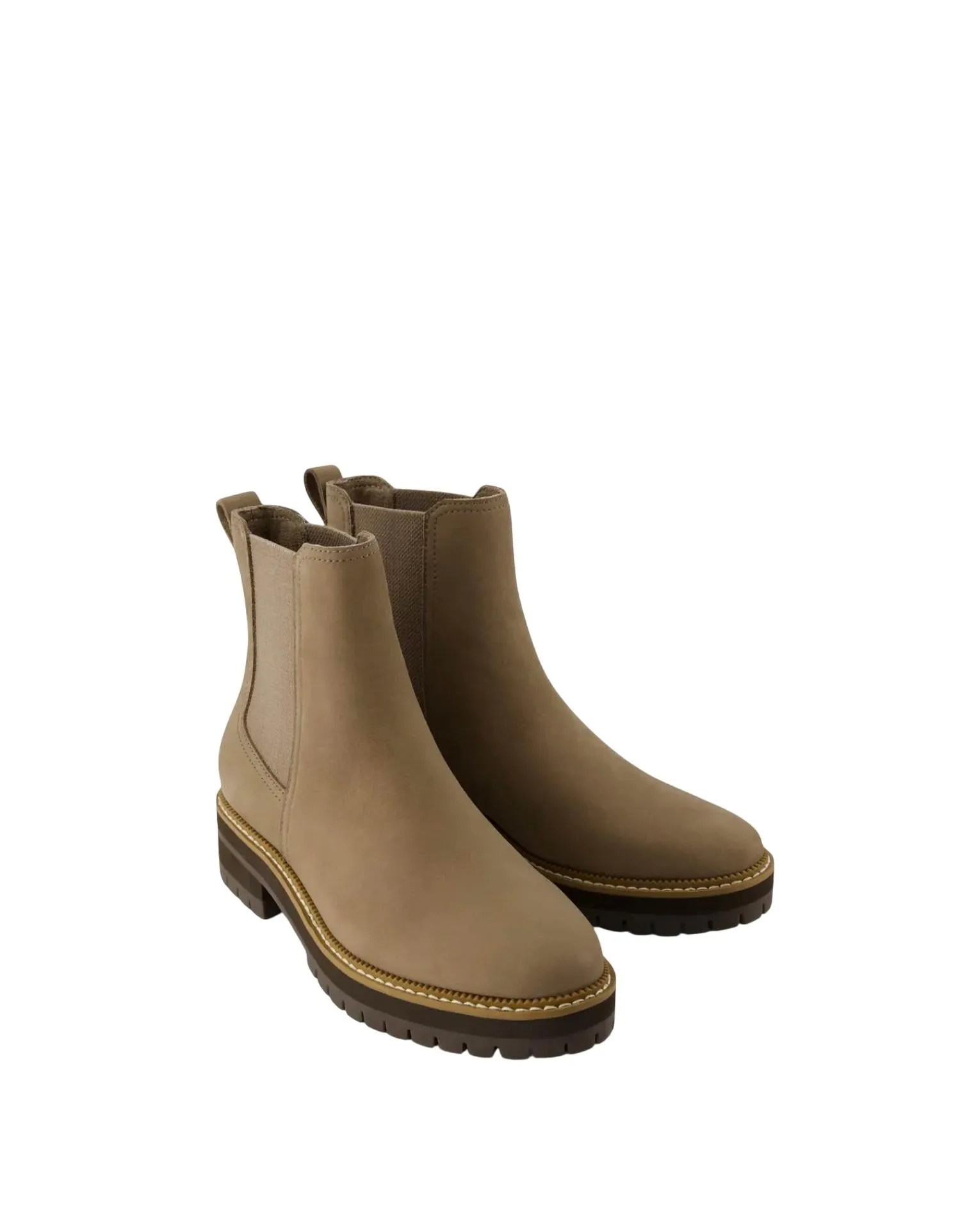 Women Bennet Boot In Nubuck Natural Leather Hydraulic Impact Resistance