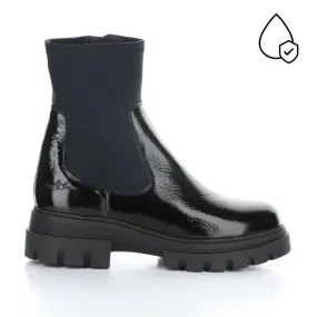 Durable Shell Urban Commute Machine washable Women Five Elasticated Boot In Black