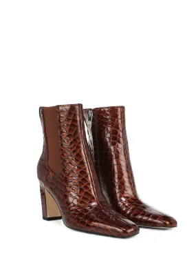 Women Flexa Bliss Ankle Boot In Brown Beach Walk Anti   Odor