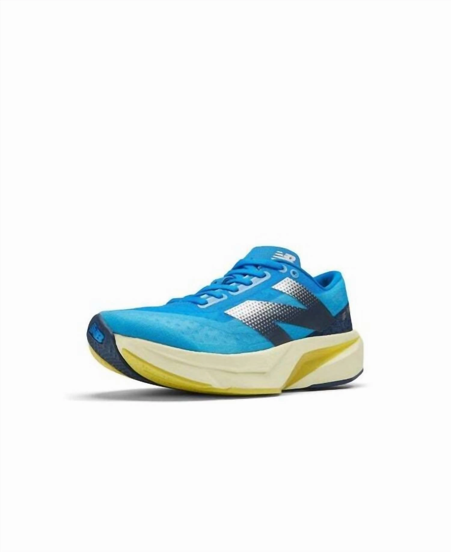 Women Fuelcell Rebel V4 Running Shoes In Spice Blue/limelight/blue Oasis synthetic upper versatility