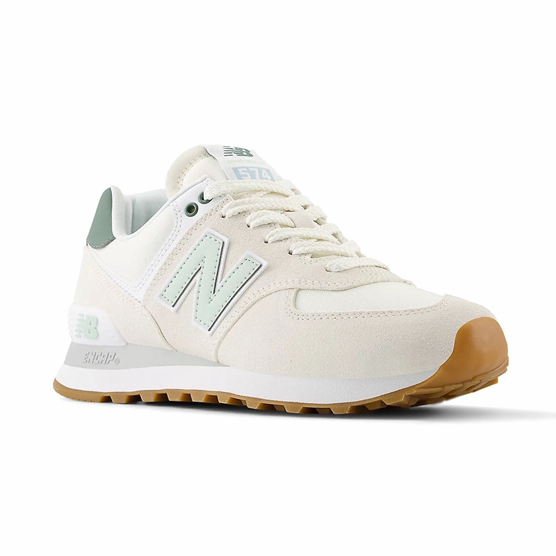 Secure Lace Lock Women's 574 Sea Salt/New Spruce