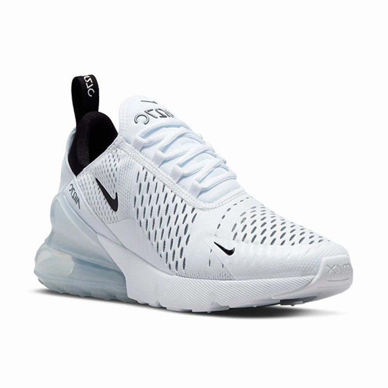 Women's Air Max 270 White/Black/White Casual Athletic Customizable Fit Mechanism