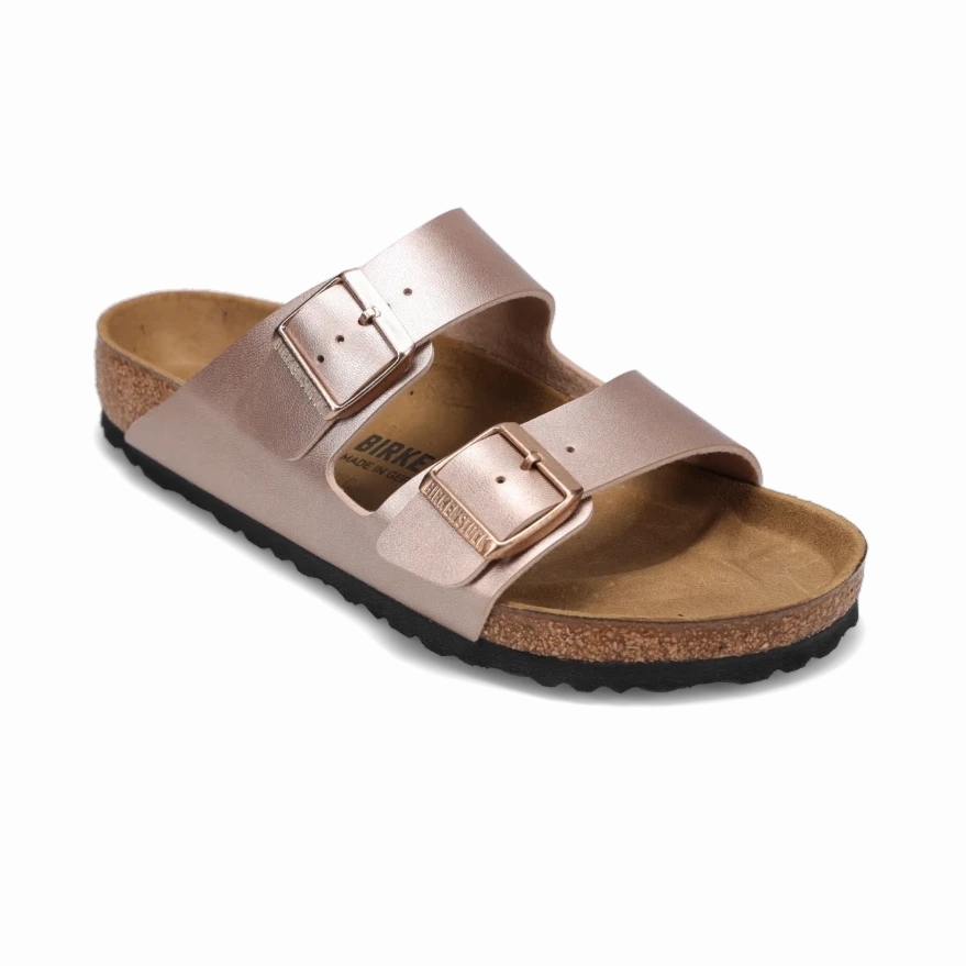 Synthetic   material Women's Arizona Metallic Copper Birko-Flor