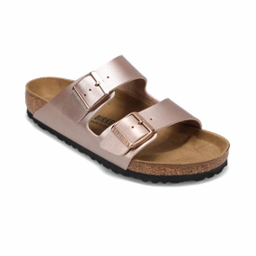 Synthetic   material Women's Arizona Metallic Copper Birko-Flor