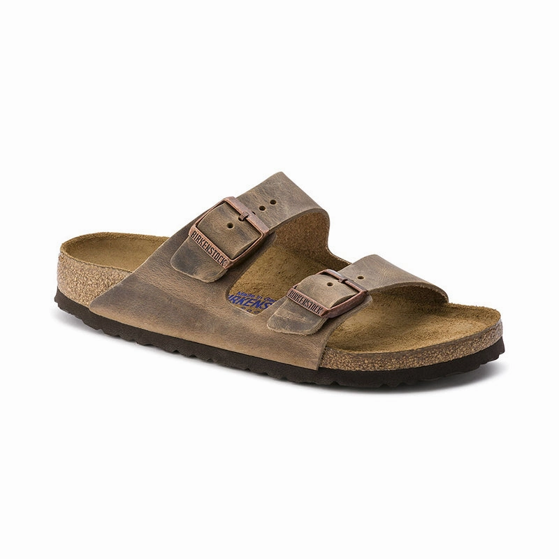 On Move Comfortable Design Shoes Women's Arizona Soft Footbed Tobacco Oiled Leather