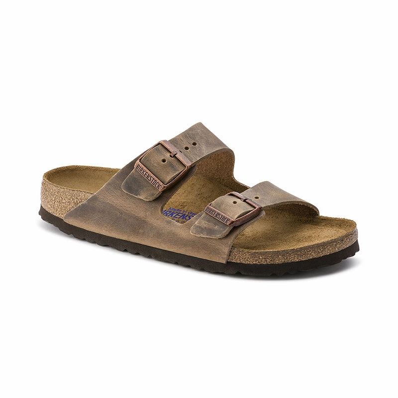 Ultra Ease Women's Arizona Soft Footbed Tobacco Oiled Leather