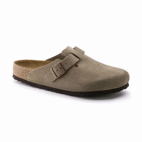 Navy Deep Fast Life Women's Boston Soft Footbed Narrow Taupe Suede