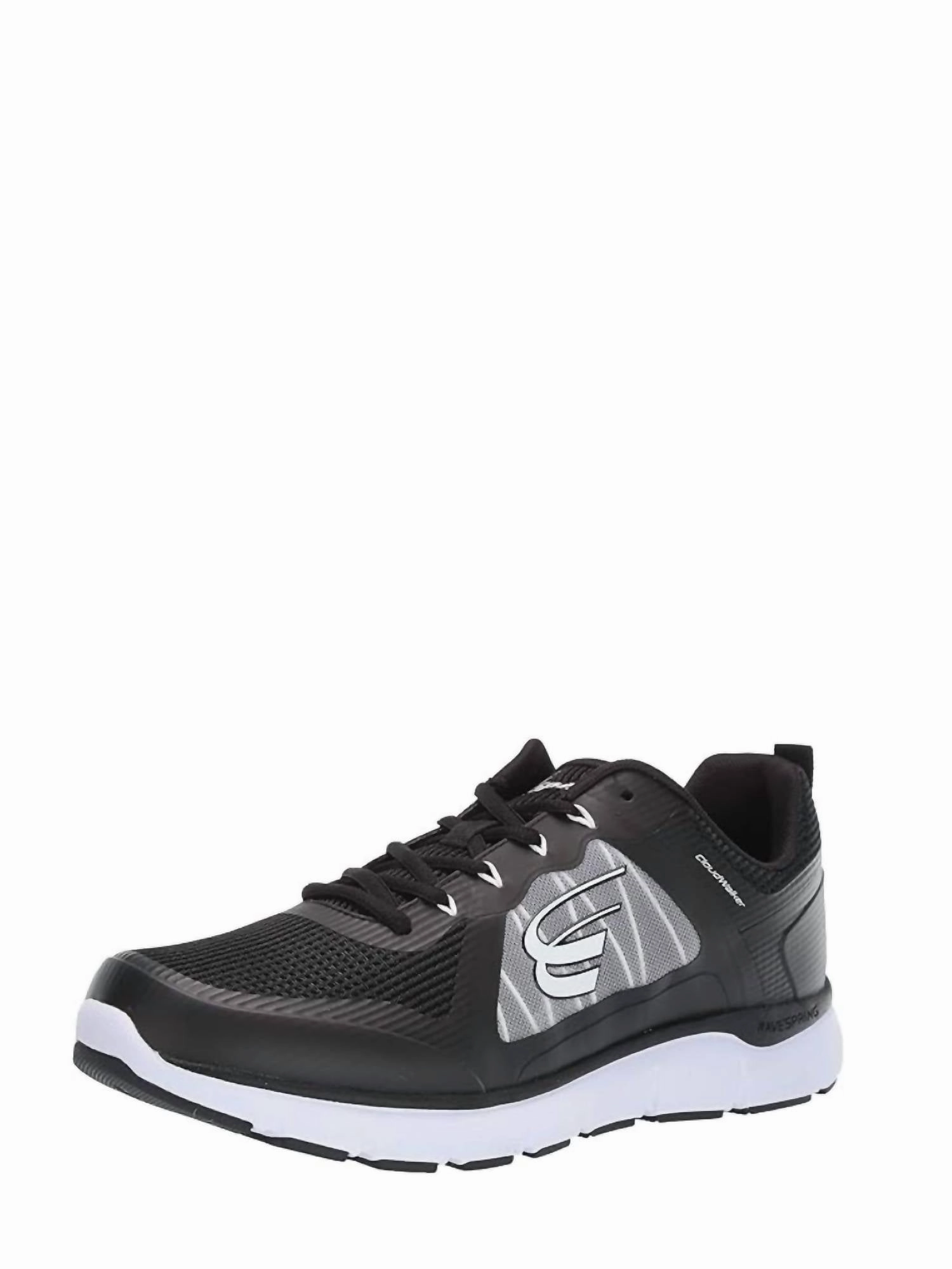 Torsional Flex Zones Women's Cloudwalker Sneaker - Medium Width In Black/white