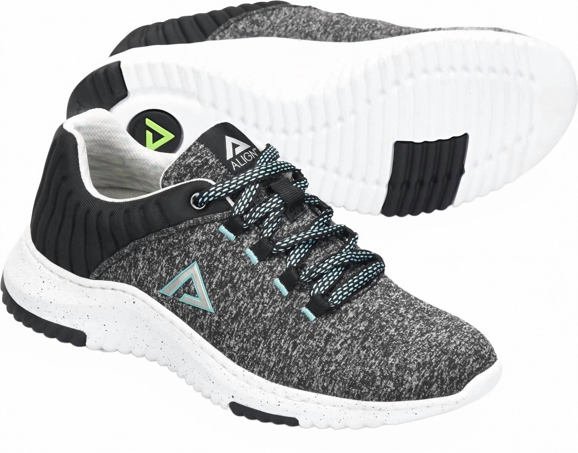 Women's Elin Athletic Shoes In Black / Grey foot strength