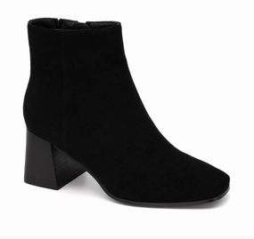 Women's Felicia Bootie In Black Walk Support Slip Resistant Stylish Explorer