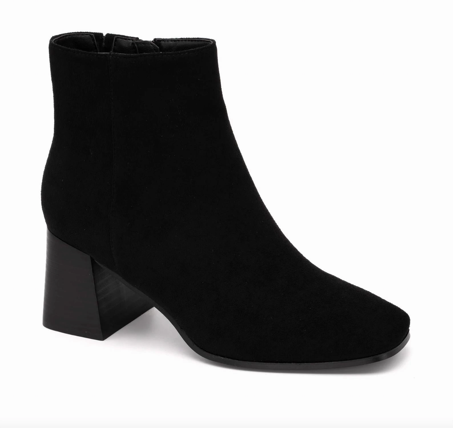 Women's Felicia Bootie In Black Walk Support Slip Resistant Stylish Explorer