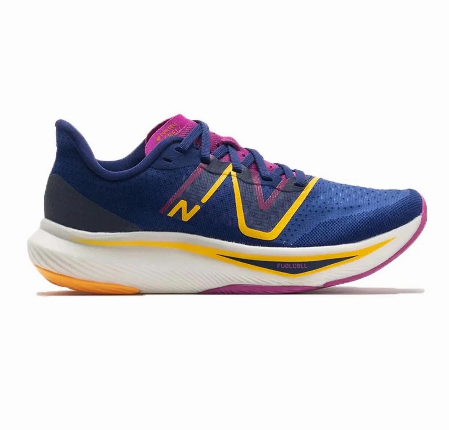 Women's Fuelcell Rebel V3 Running Shoes In Blue/magenta Pop polyester - upper shoes