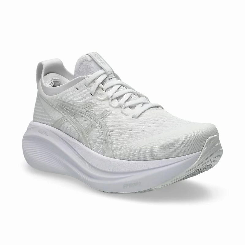 Women's Gel-Nimbus 27 White/Glacier Grey Internal Sling