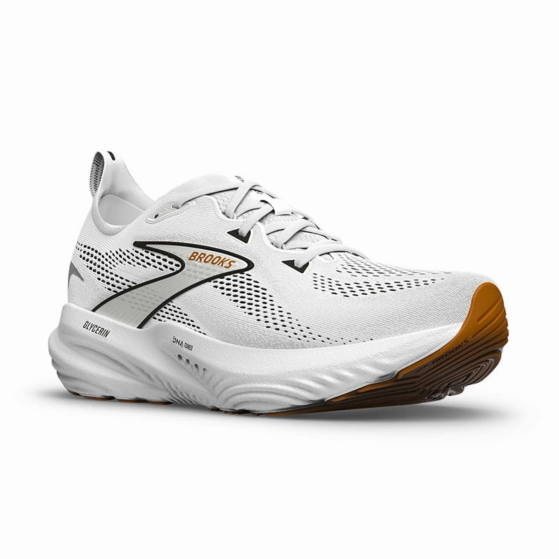 Women's Glycerin 22 White/Grey/Black flexible - sole - feature shoes