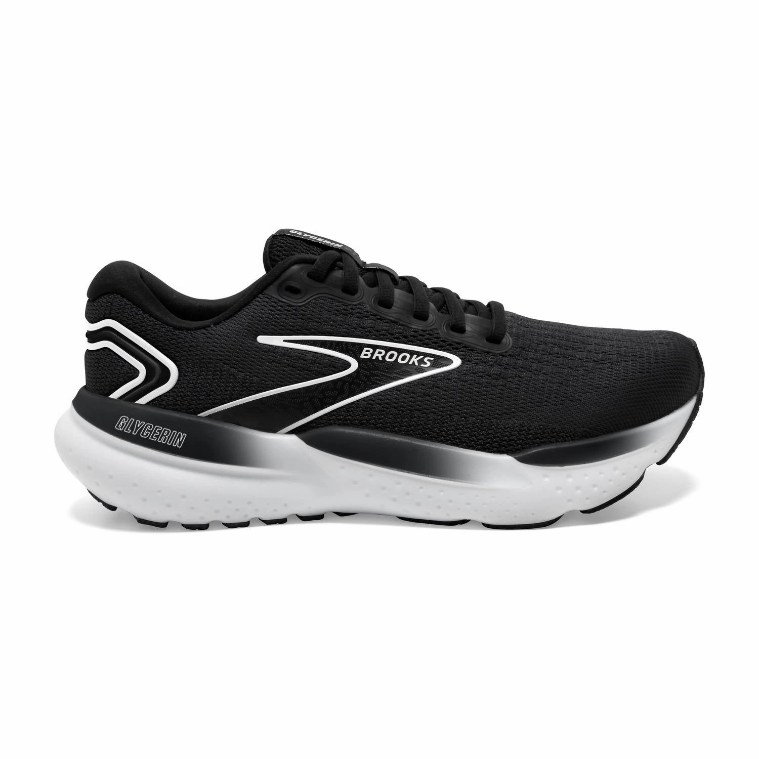 Women's Glycerin V21 Running Shoes In Black/white low - cut balance balls