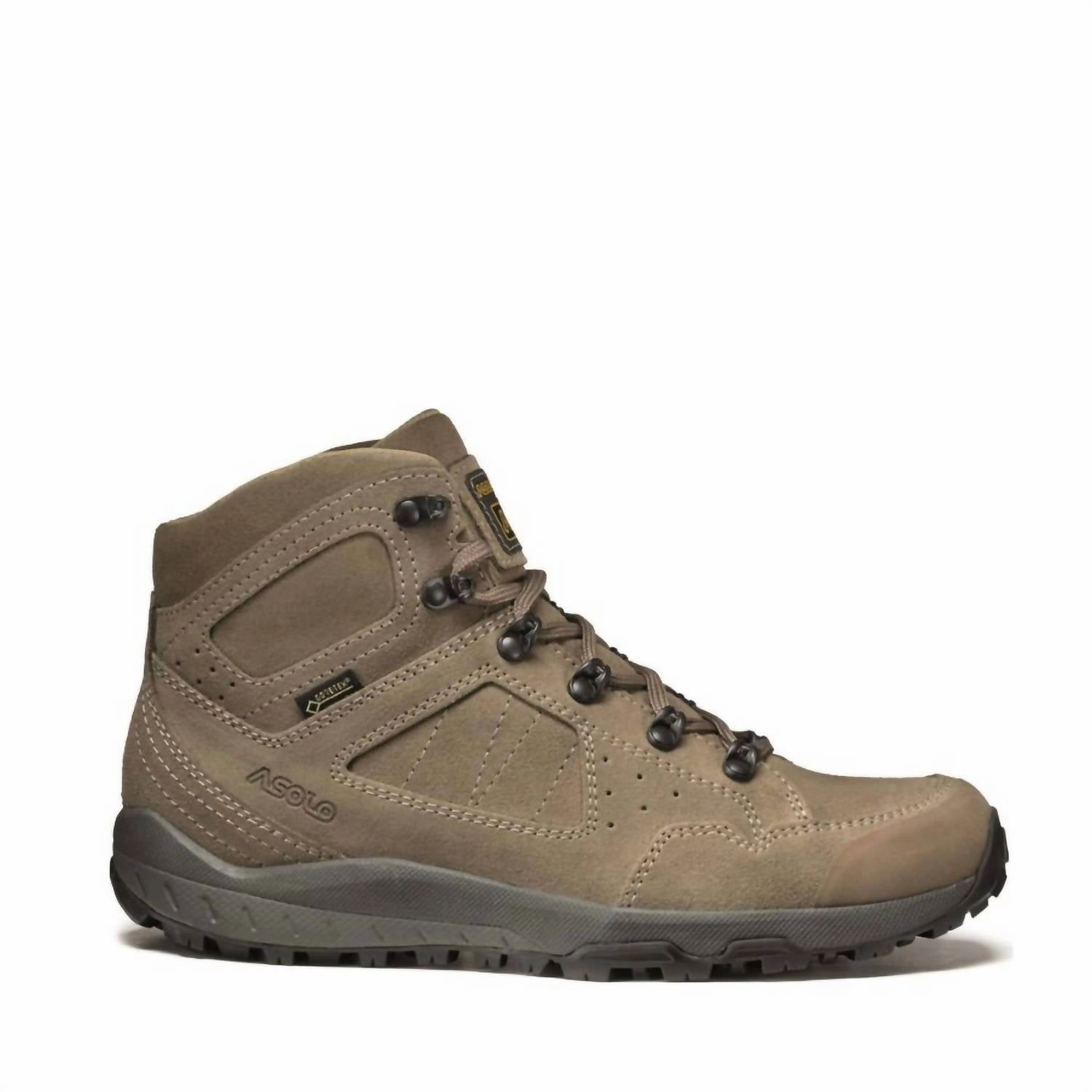 Women's Landscape Gv Leather Hiking Boot In Wool running on a sand track shoes