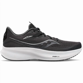 Women's Ride 15 Running Shoes In Black/white Thermal Regulating Lining