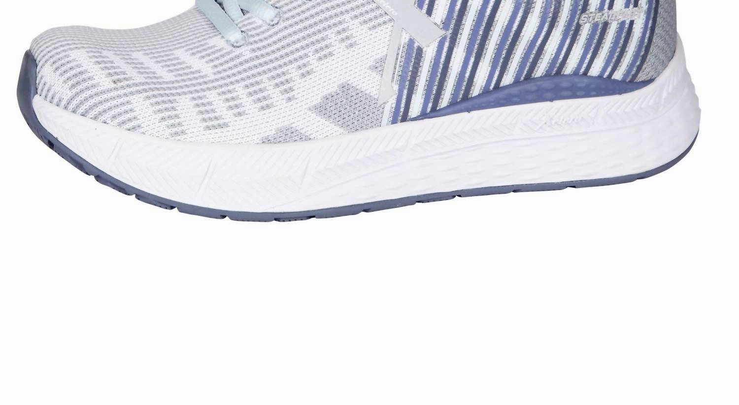 reinforced construction Multi Directional Grip Women's Steadfast Running Shoes In White/violet