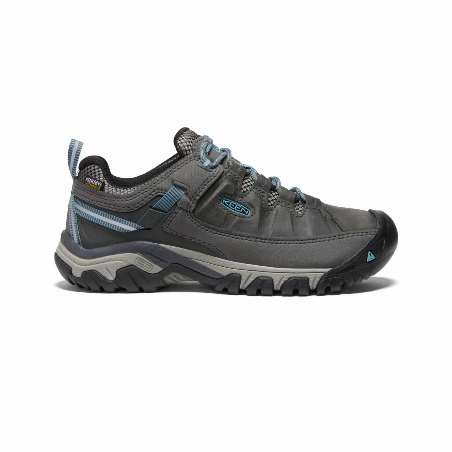 Women's Targhee Iii Waterproof Hiking Shoes In Magnet Non Slip Insole Coating