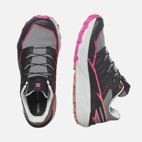 Women's Thundercross Running Shoes In Plum Kitten/black/pink Glo Adaptable to different foot shapes Lockdown Harness