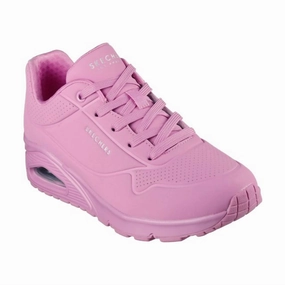 Energy Return Plate patent leather shoes Women's Uno - Stand On Air Shoes In Pink