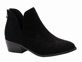 Women's Vanish Boots In Black Suede Nature Ready Sleek Fit