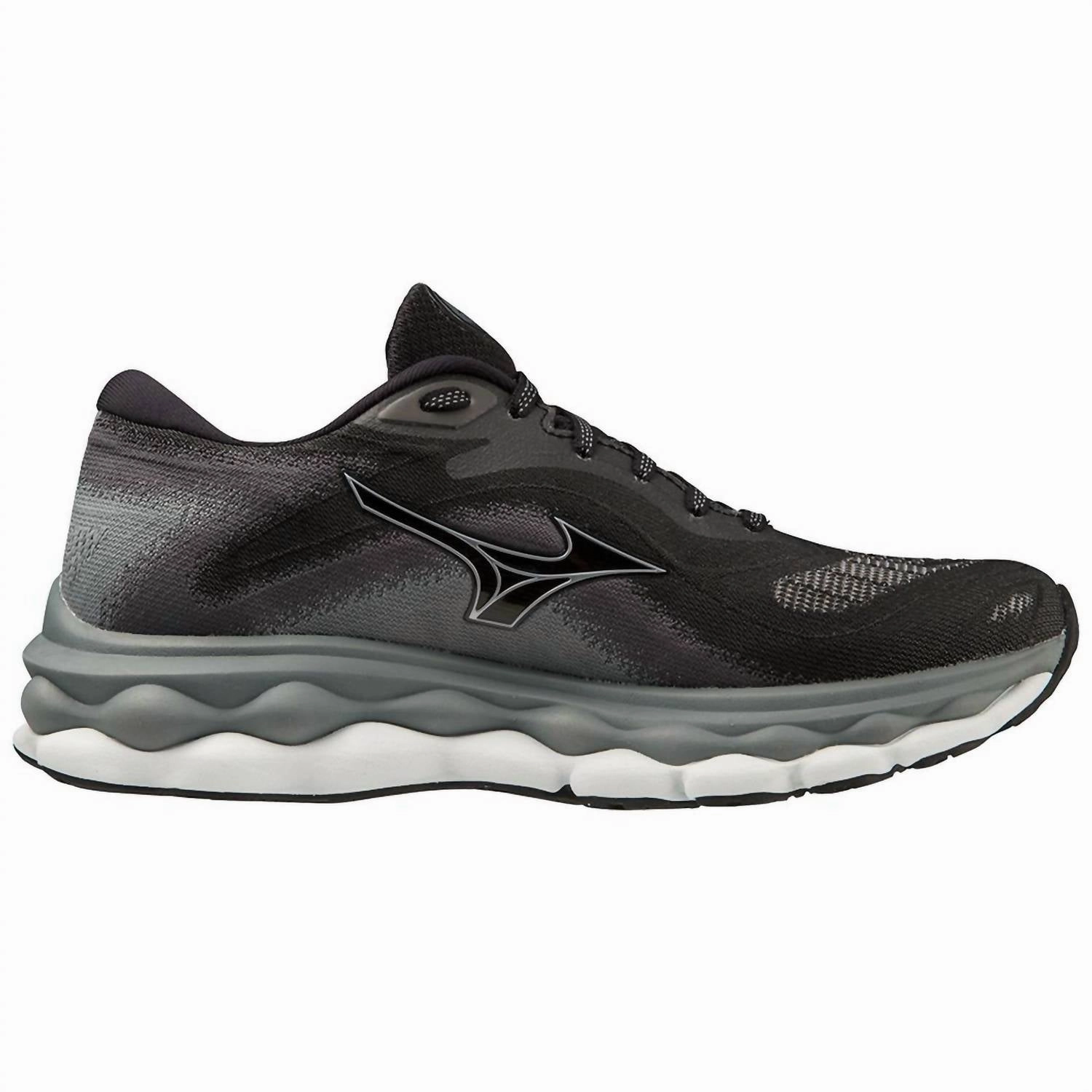 Senior Stability plate Women's Wave Sky 7 Shoes In Black-Silverstar