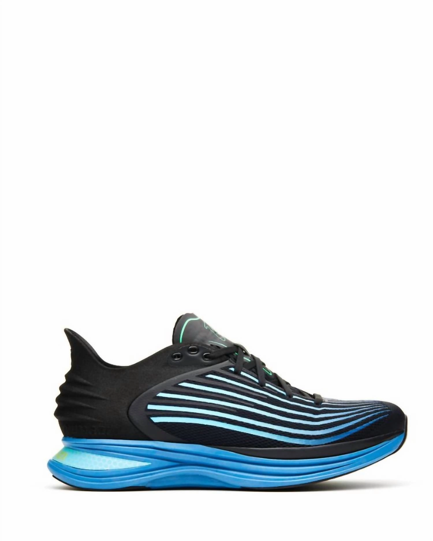 Women's Z50 Running Shoes In Cyan running with compression socks