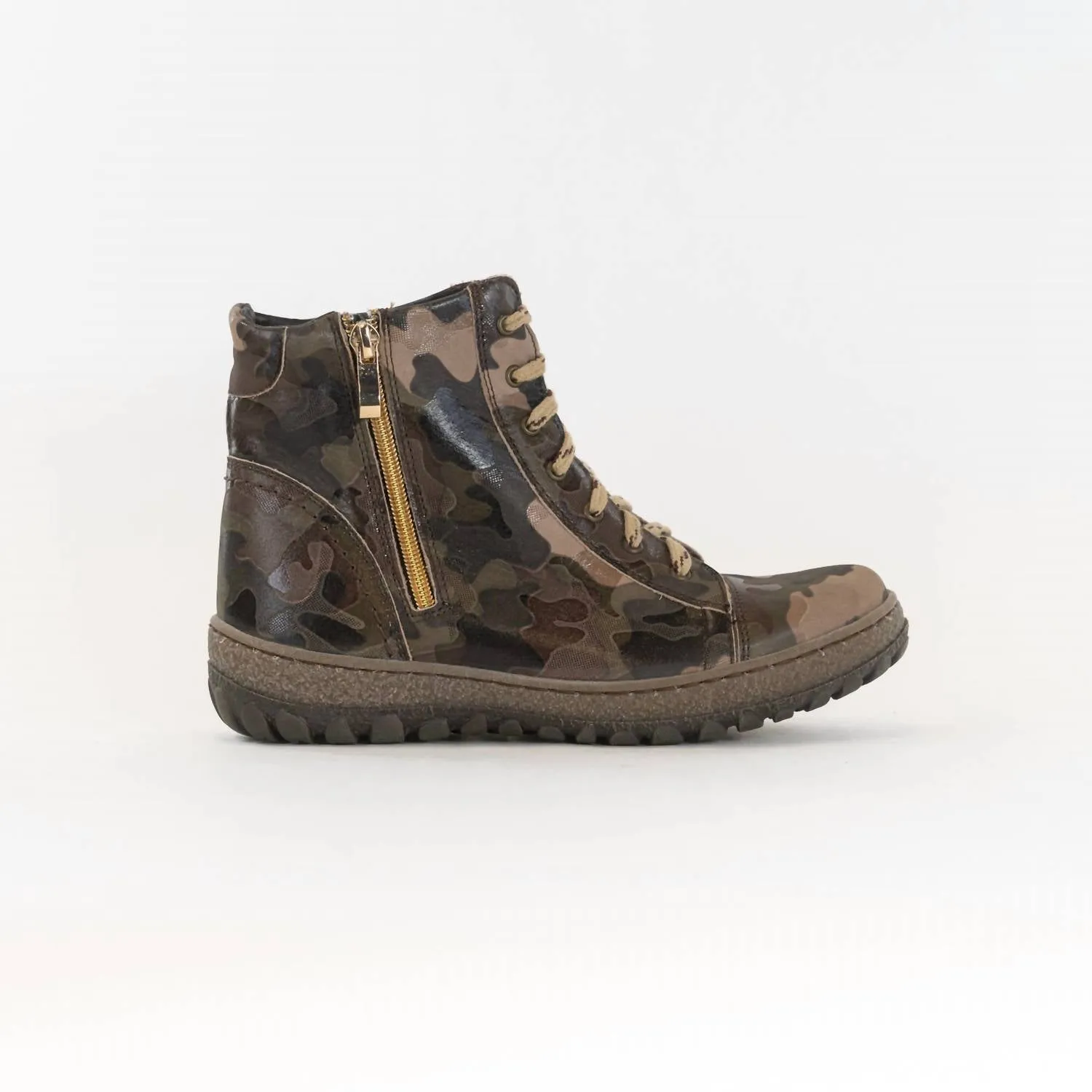 Women's 1041-Z Kiki High Top Boot In Camo Comfortable Touch Horse Riding