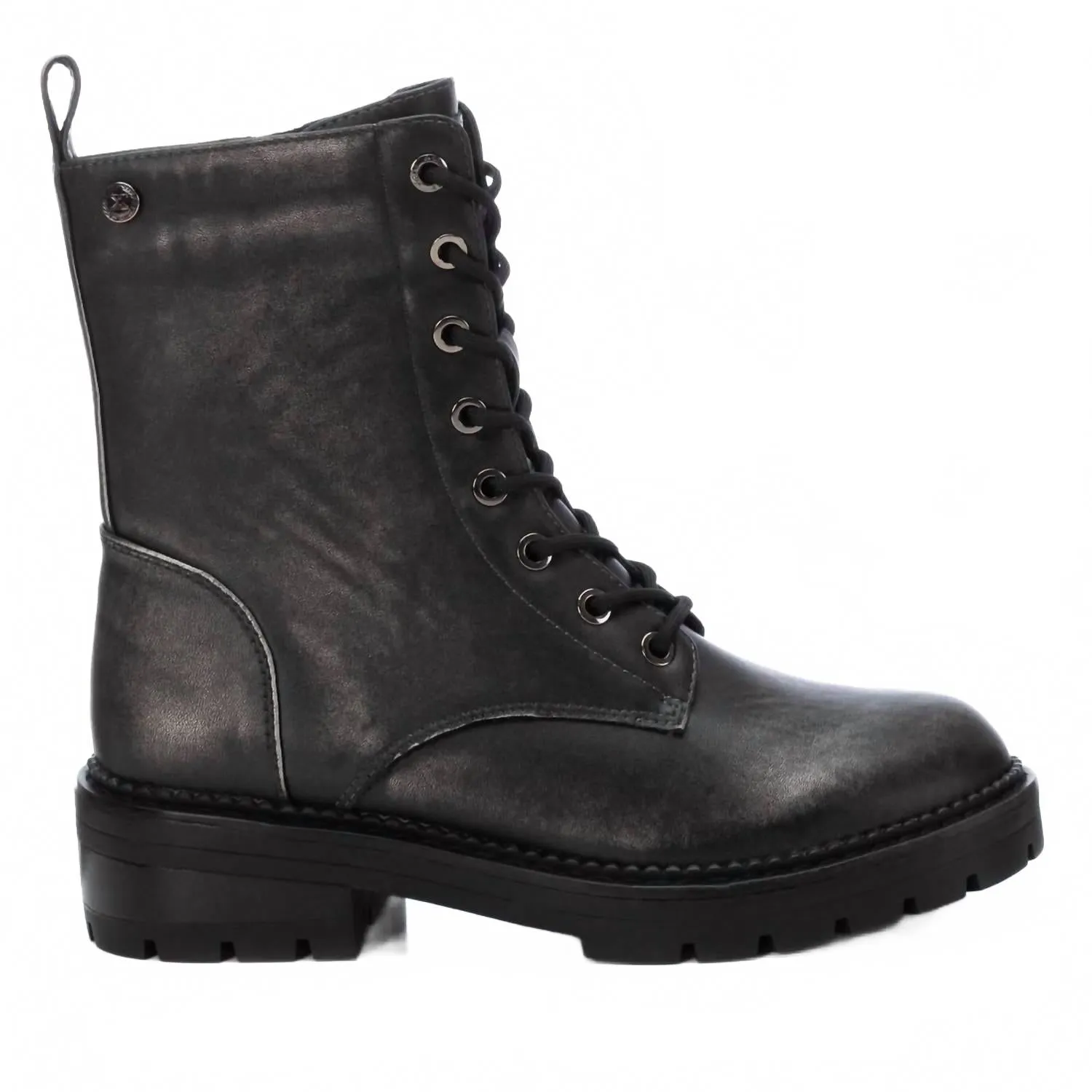 Silent Glam Women's 143090 Round Toe Booties In Plumb