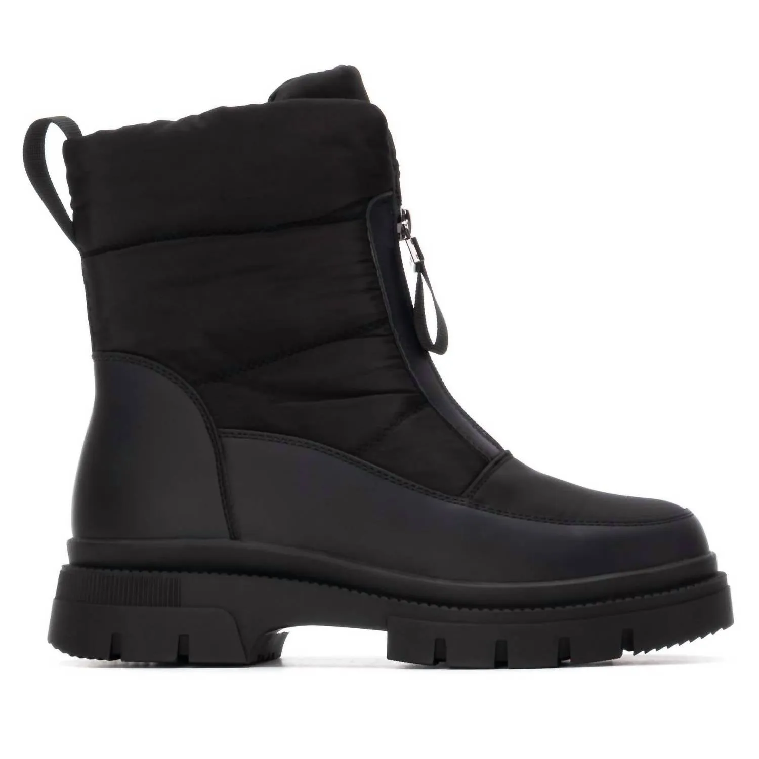 Rubber Sole Anti Friction Women's 144449 Ankle Booties In Black