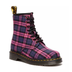 Women's 1460 Pink Tartan Multi anti static