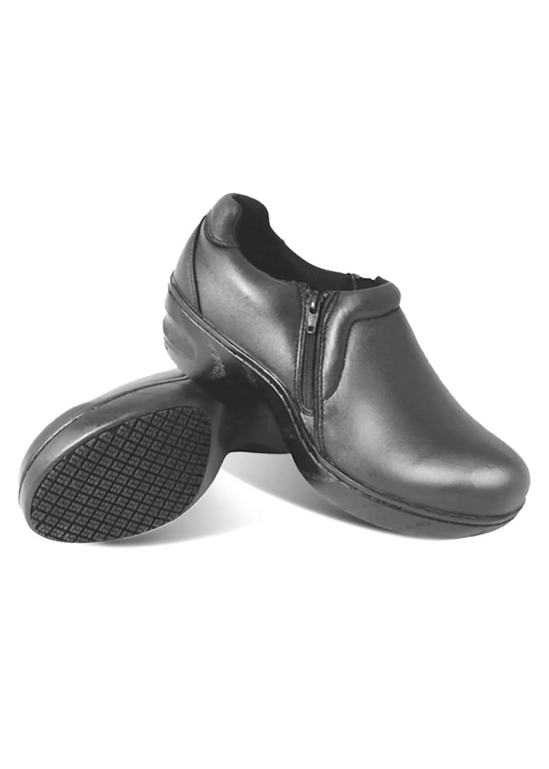 Walking All-Weather Wear Women's 460 Slip-On Zipper Boot In Black