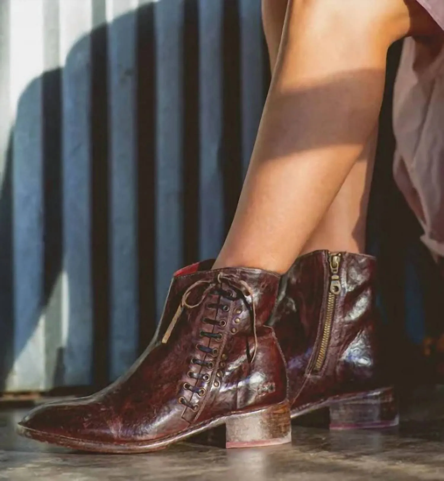 Women's Aldina Bootie In Teak Rustic All Weather Outdoor Explorer Anti Odor Backcountry Camper