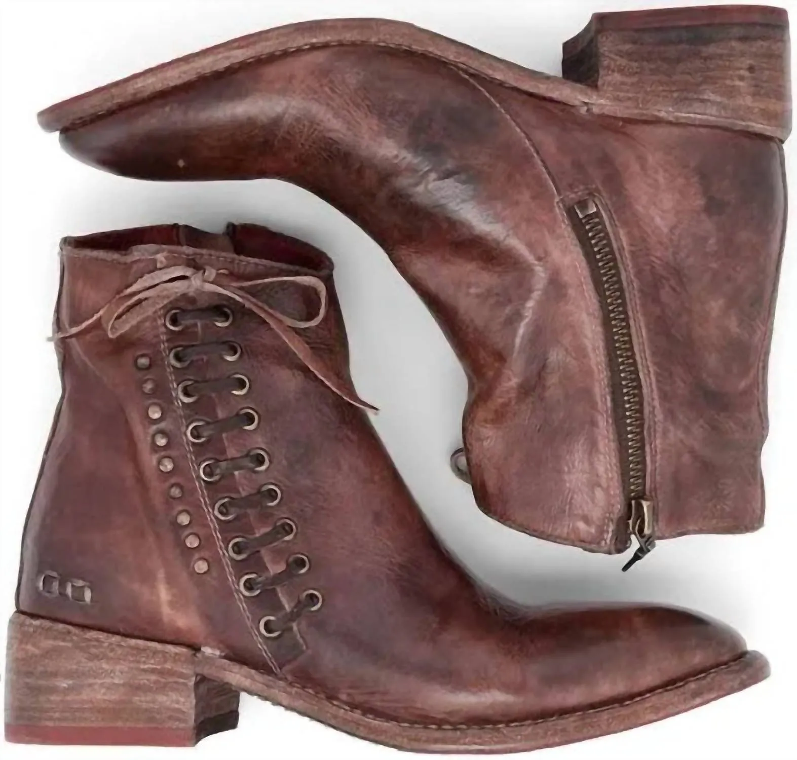 Deep Freeze Slip Resistant Stylish Explorer Women's Aldina Bootie In Teak Rustic