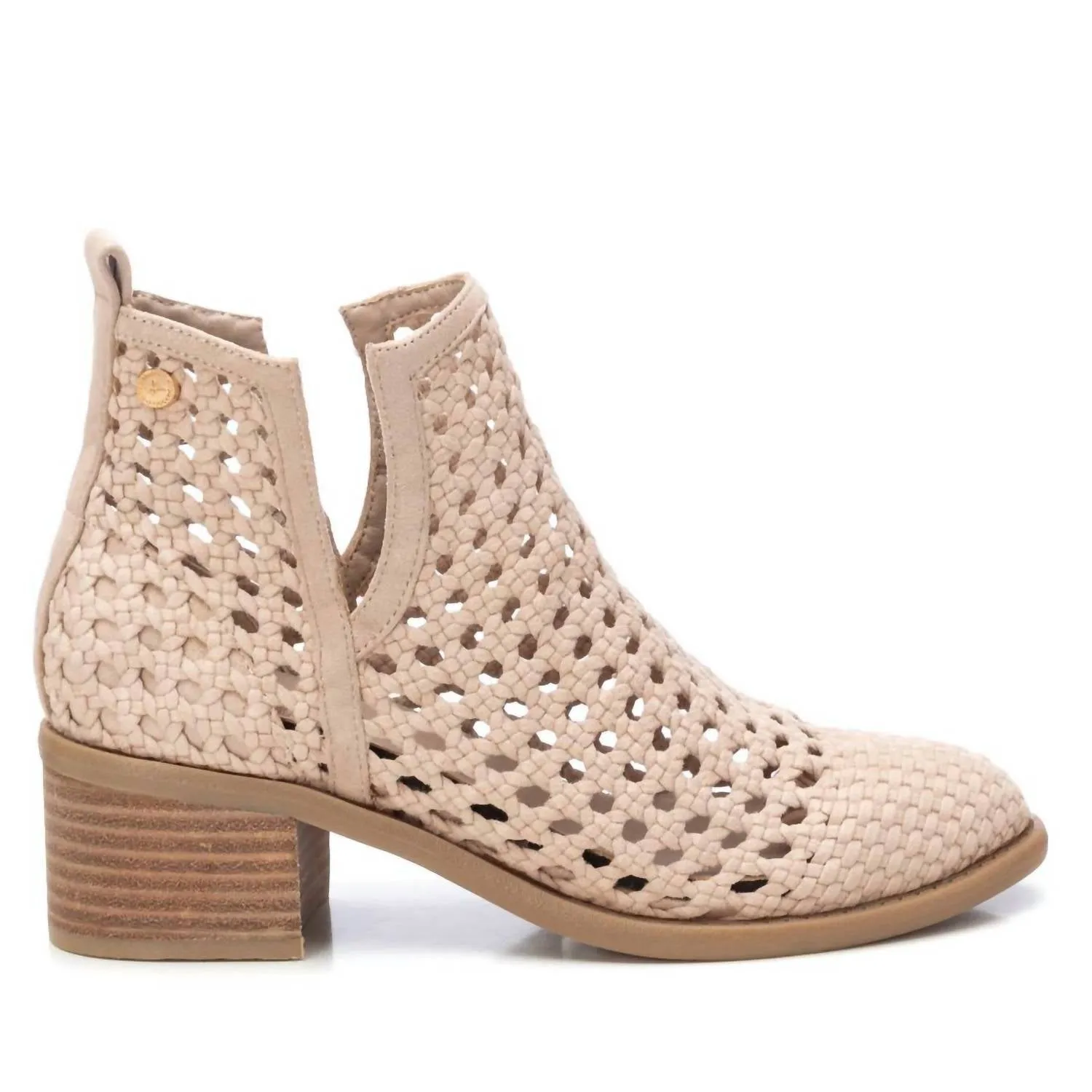 Women's Ankle Booties In Beige Outdoor Performance