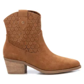 Women's Ankle Booties In Camel Breathable All Day Wear Comfort Fit
