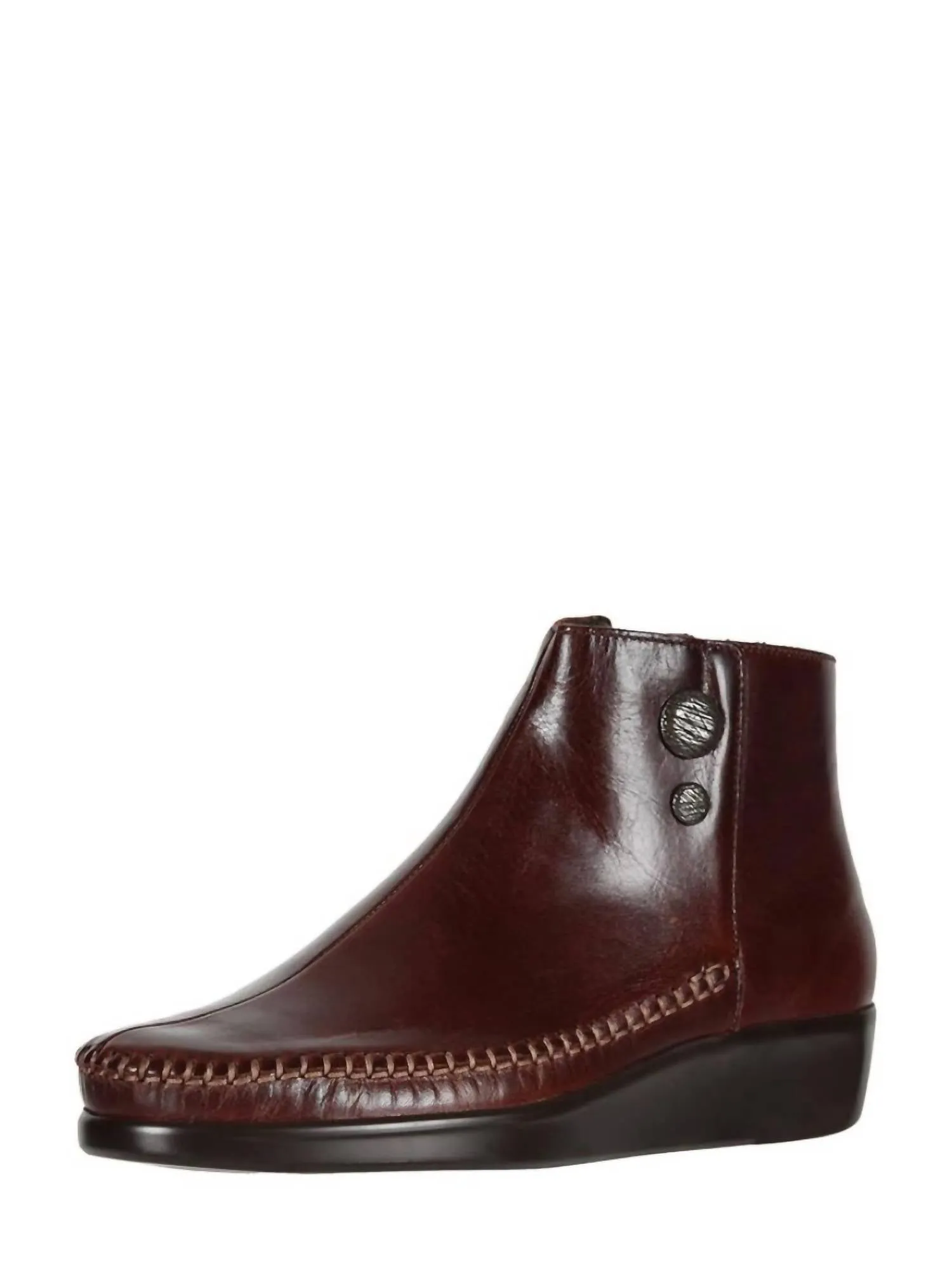 Women's Ankle Boots In Walnut Contoured Midsole
