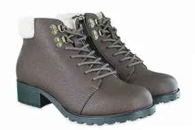 Women's Becky Low Booties In Dark Brown Anti Odor Morning Walk Heavy Terrain