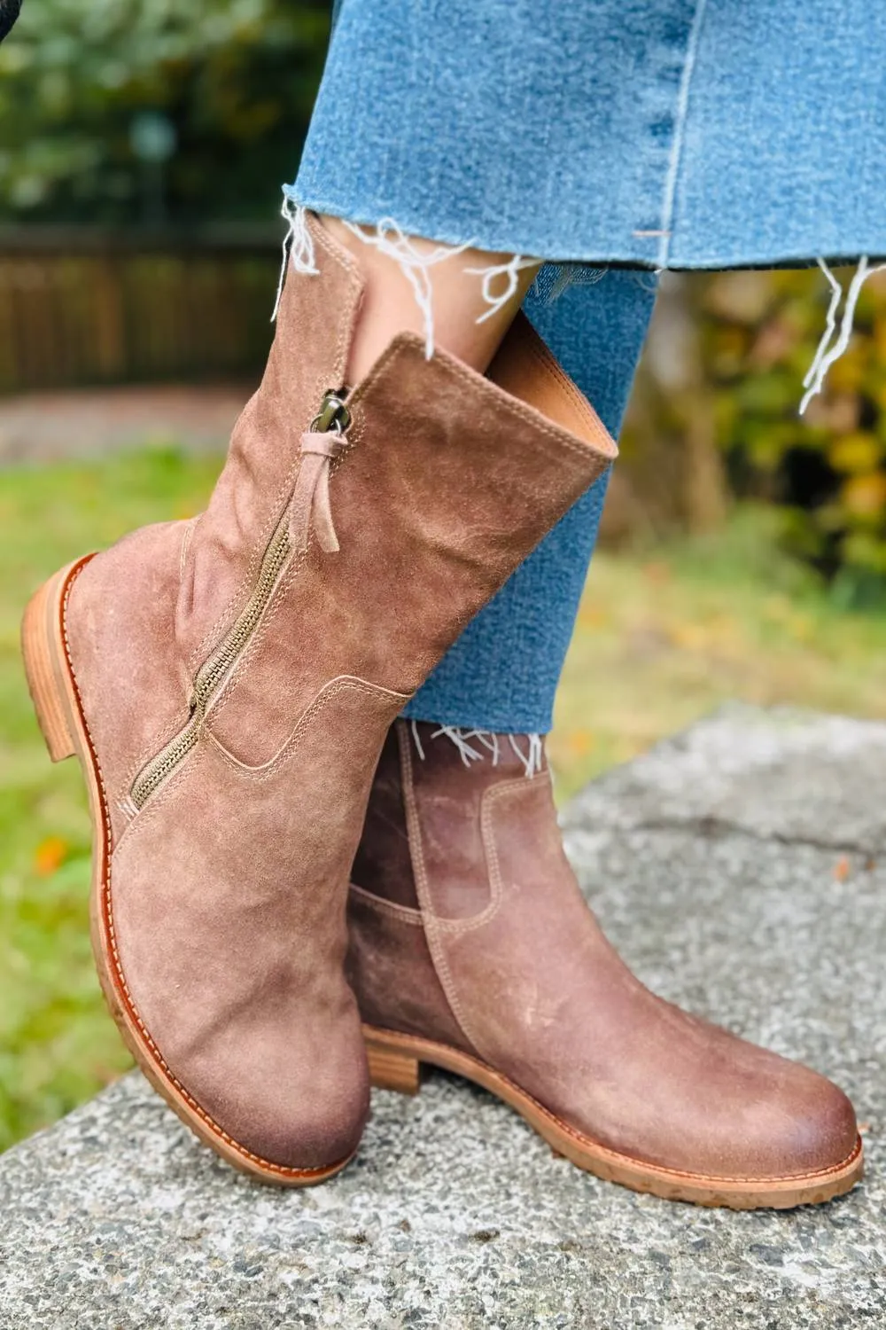 Stain Resistant Women's Betty Boot In Brown