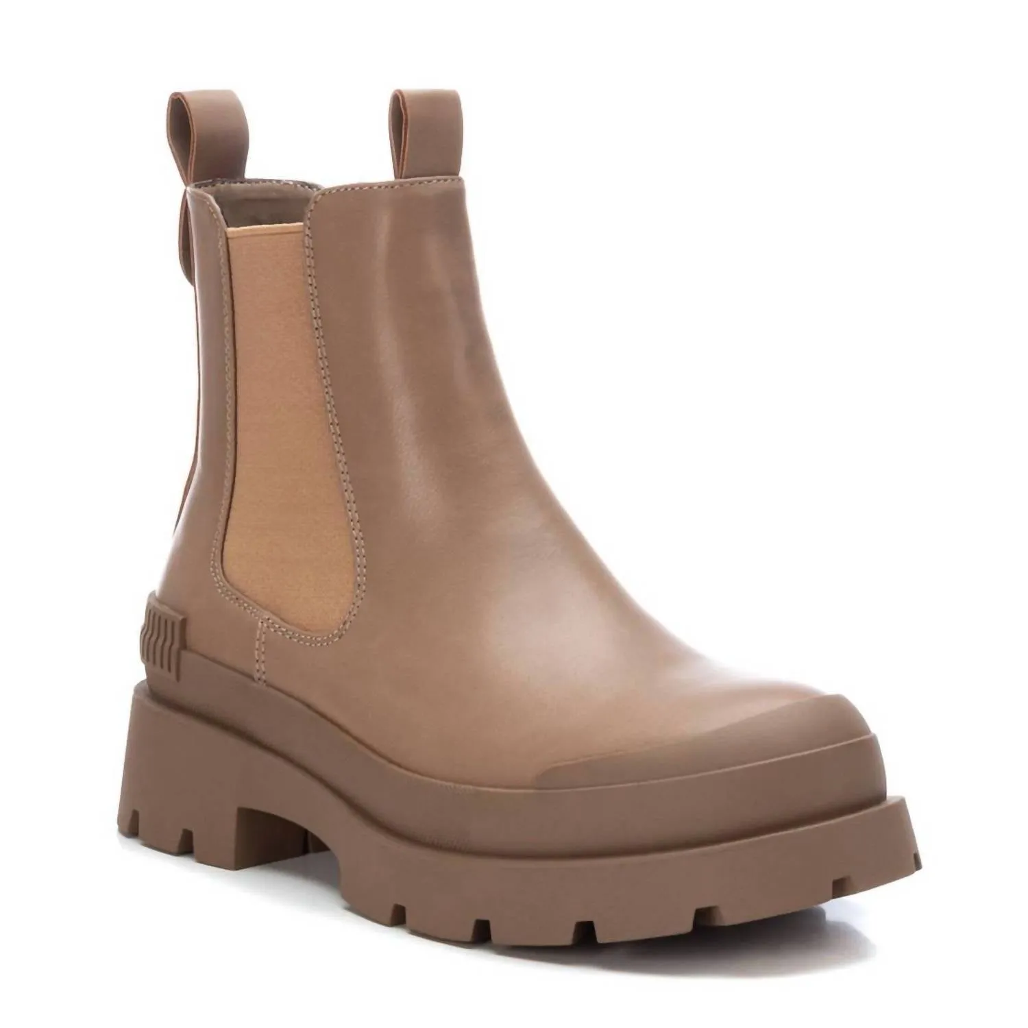 Thermal Core Functional Minimalist Trendy Women's Booties In Light/pastel Brown