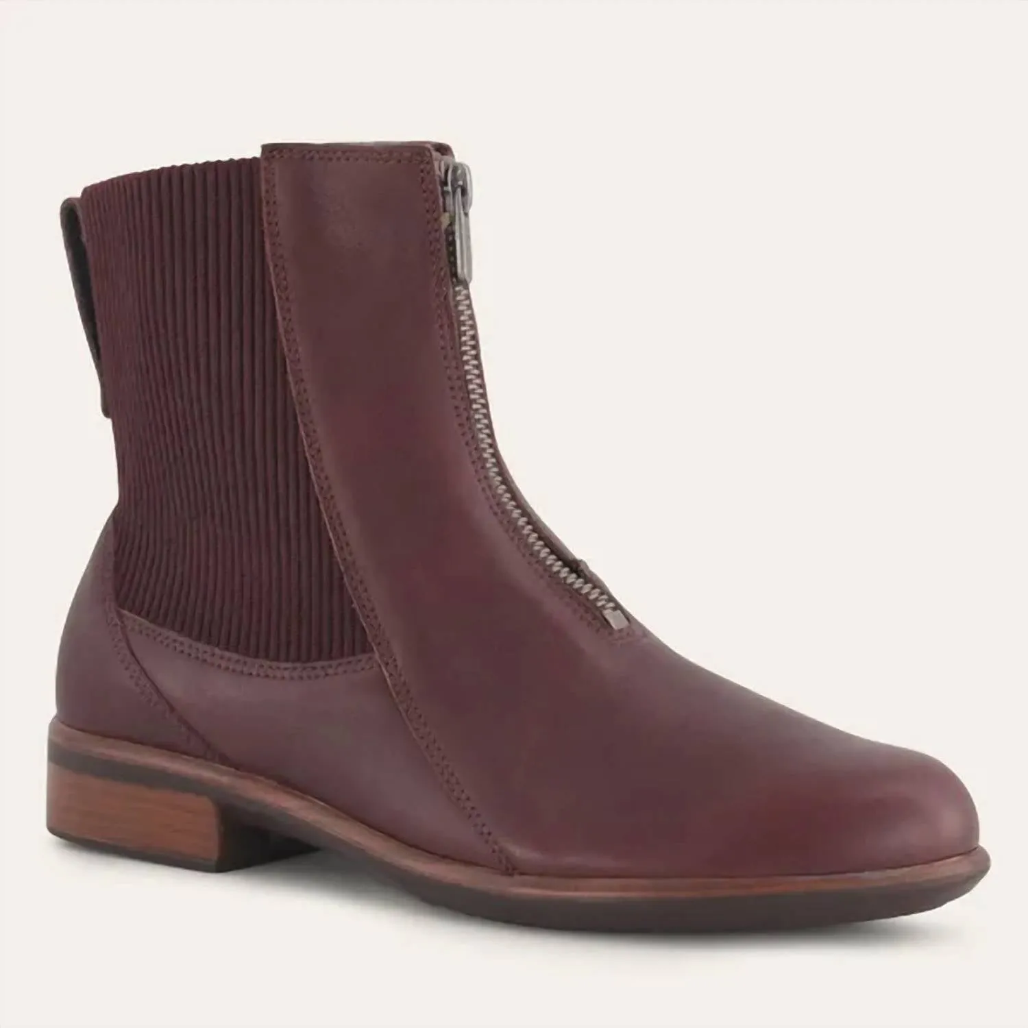 Women's Bora Boot In Cordovan Modern Minimal Smart Style