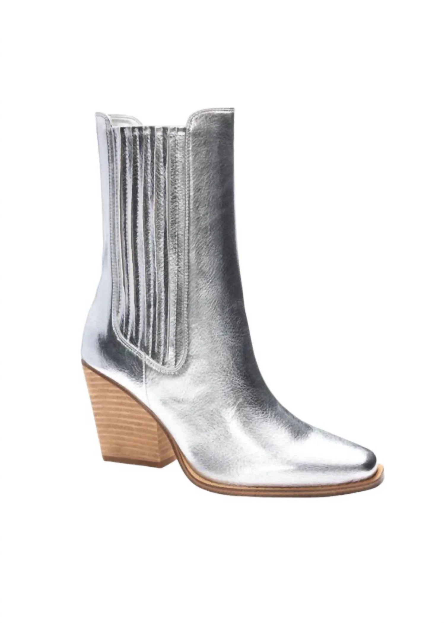Women's Cali Bootie In Silver Classic Appearance Hard wearing