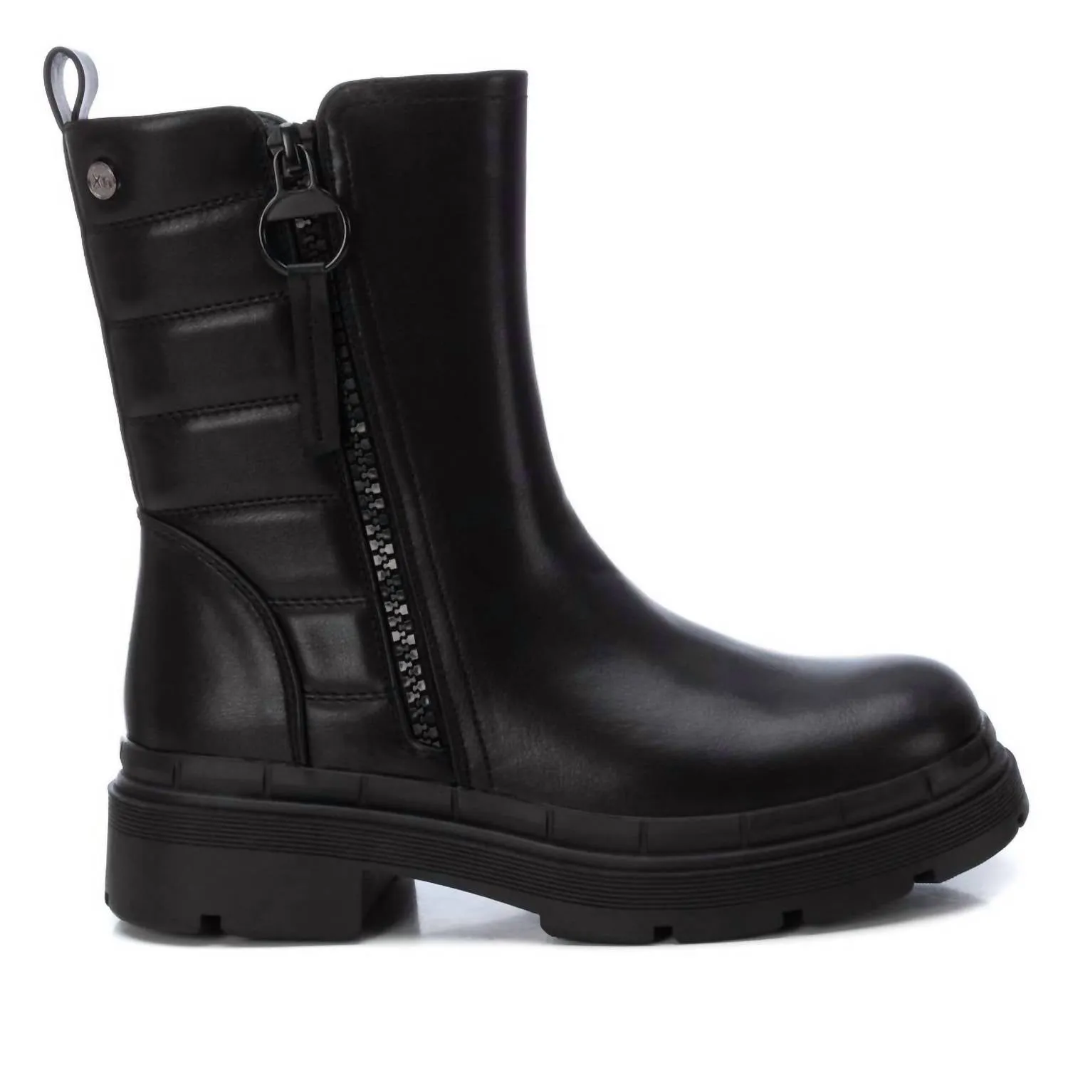 Women's Casual Booties In Black Walk Friendly