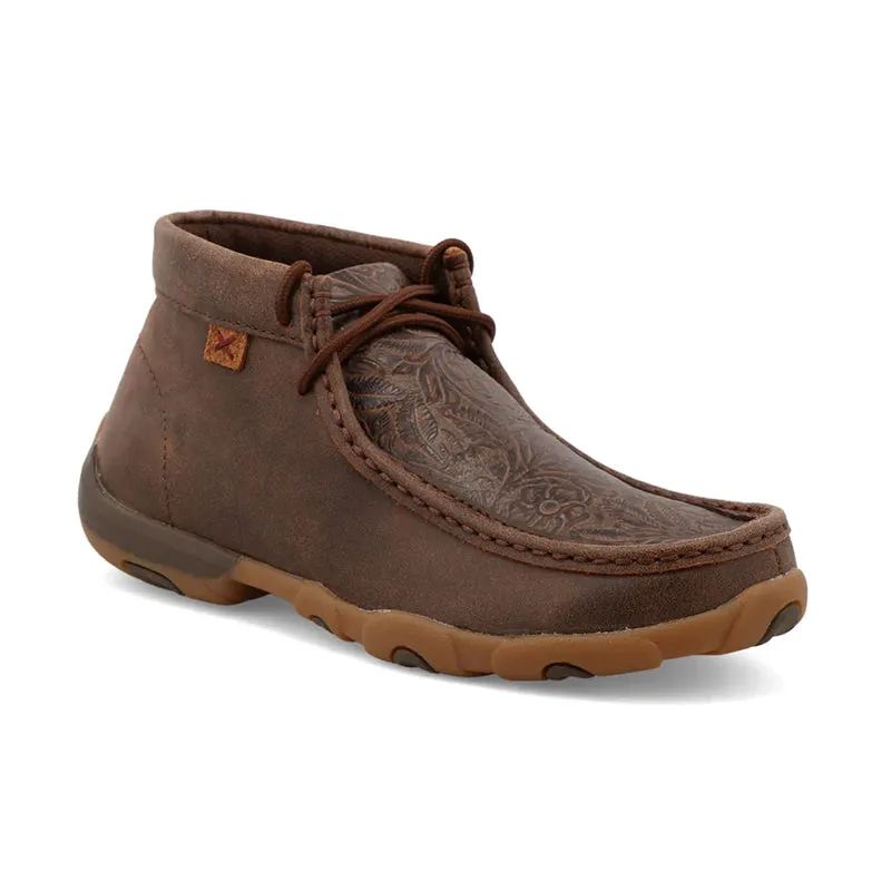 Non Compression Fit Thermal Barrier Women's Chukka Driving Moc Brown/Brown Print