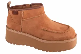Women's Cityfunc Ultra Mini Boots In Chestnut Flexible Frame All Day Worker Waterproof Design